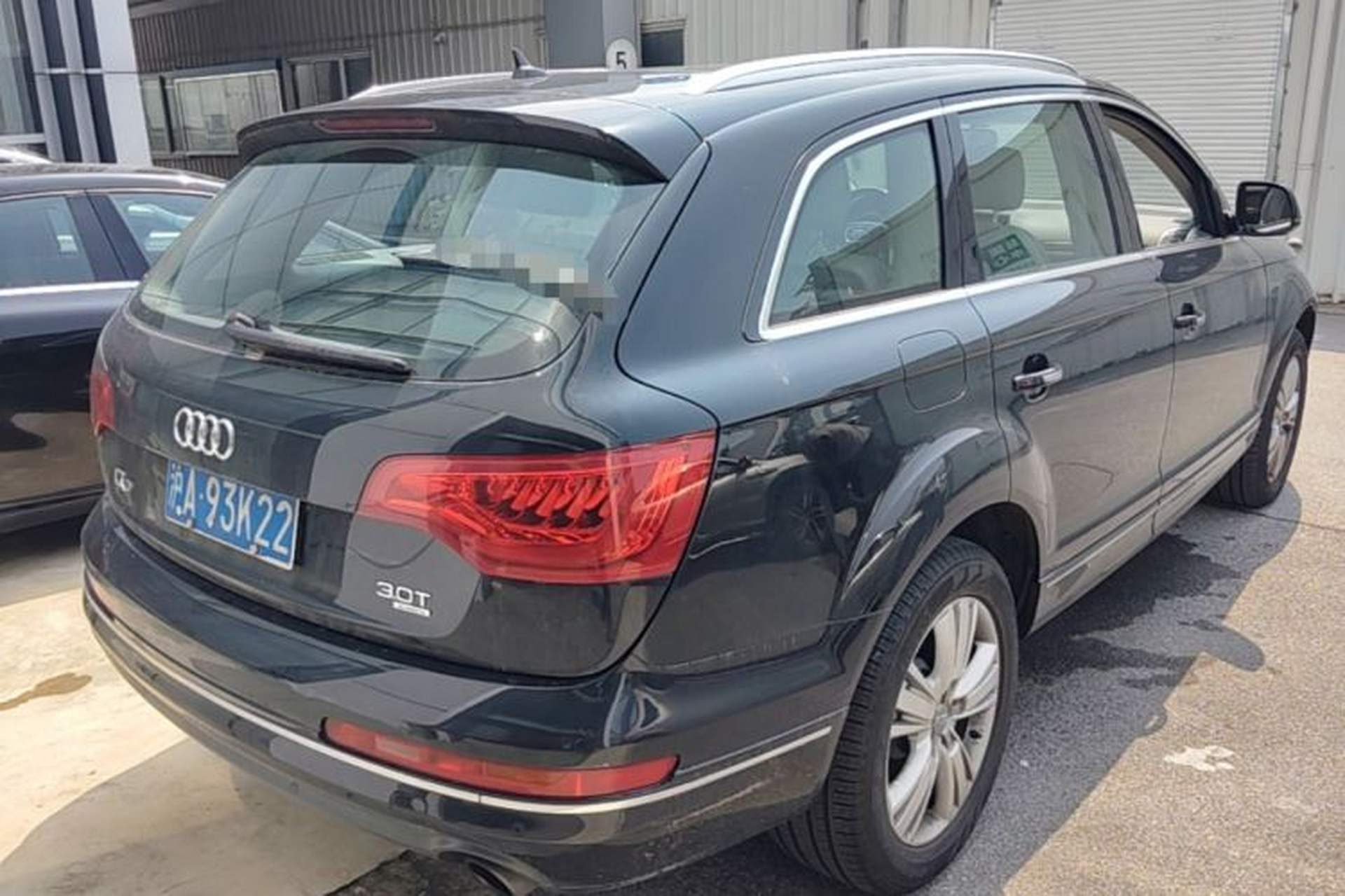 Used Audi Q7 2012 3.0 TFSI Technology (245kW) Rear Right 45 Deg