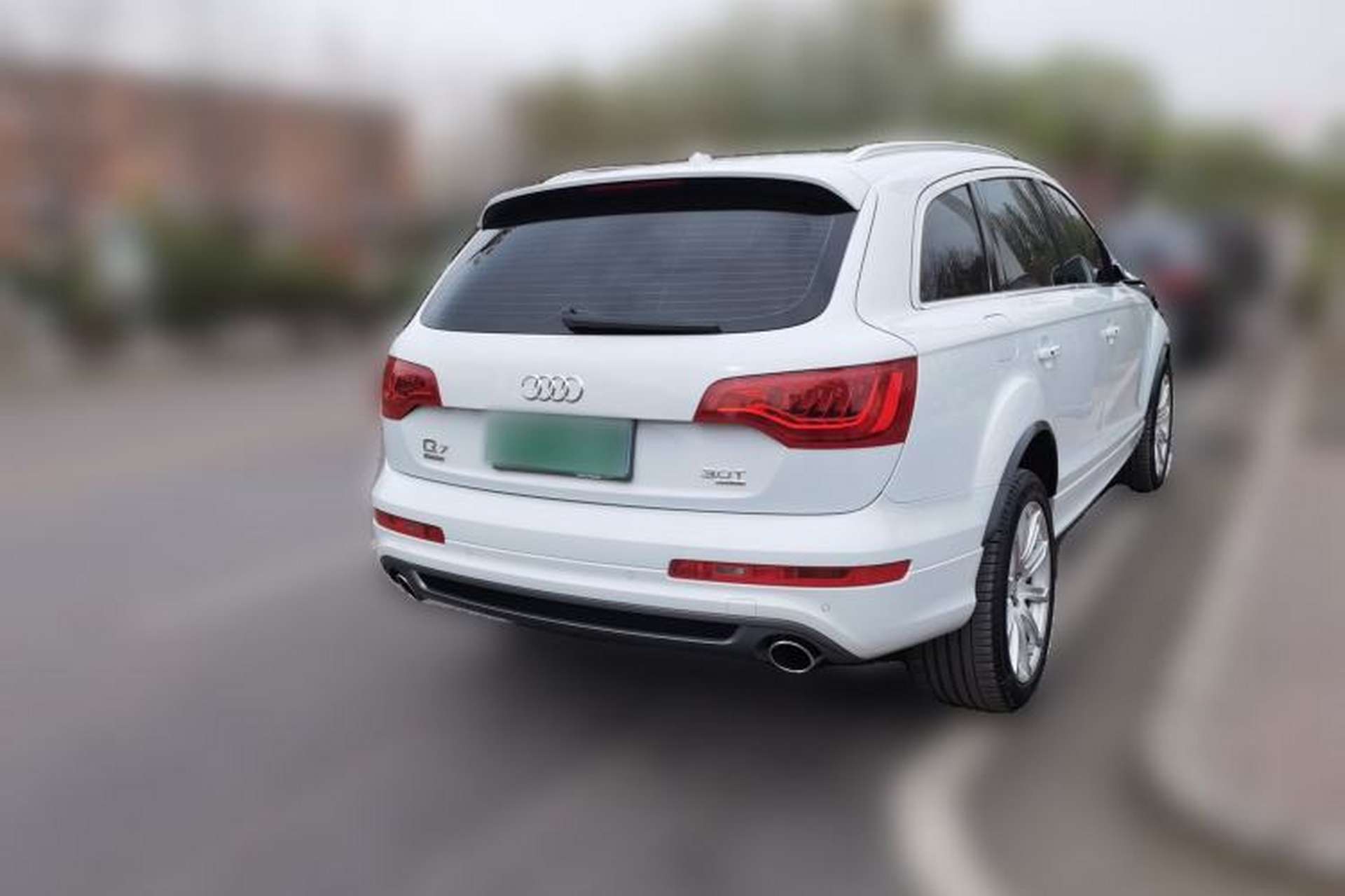 Used Audi Q7 2012 3.0 TFSI Exclusive Version (200kW) Rear Right 45 Deg