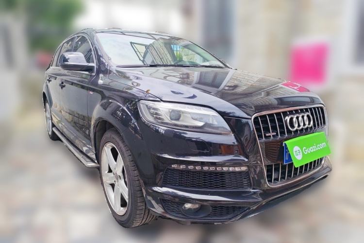 Used Audi Q7 2014 35 TDI Sport Edition Front Right 45 Deg