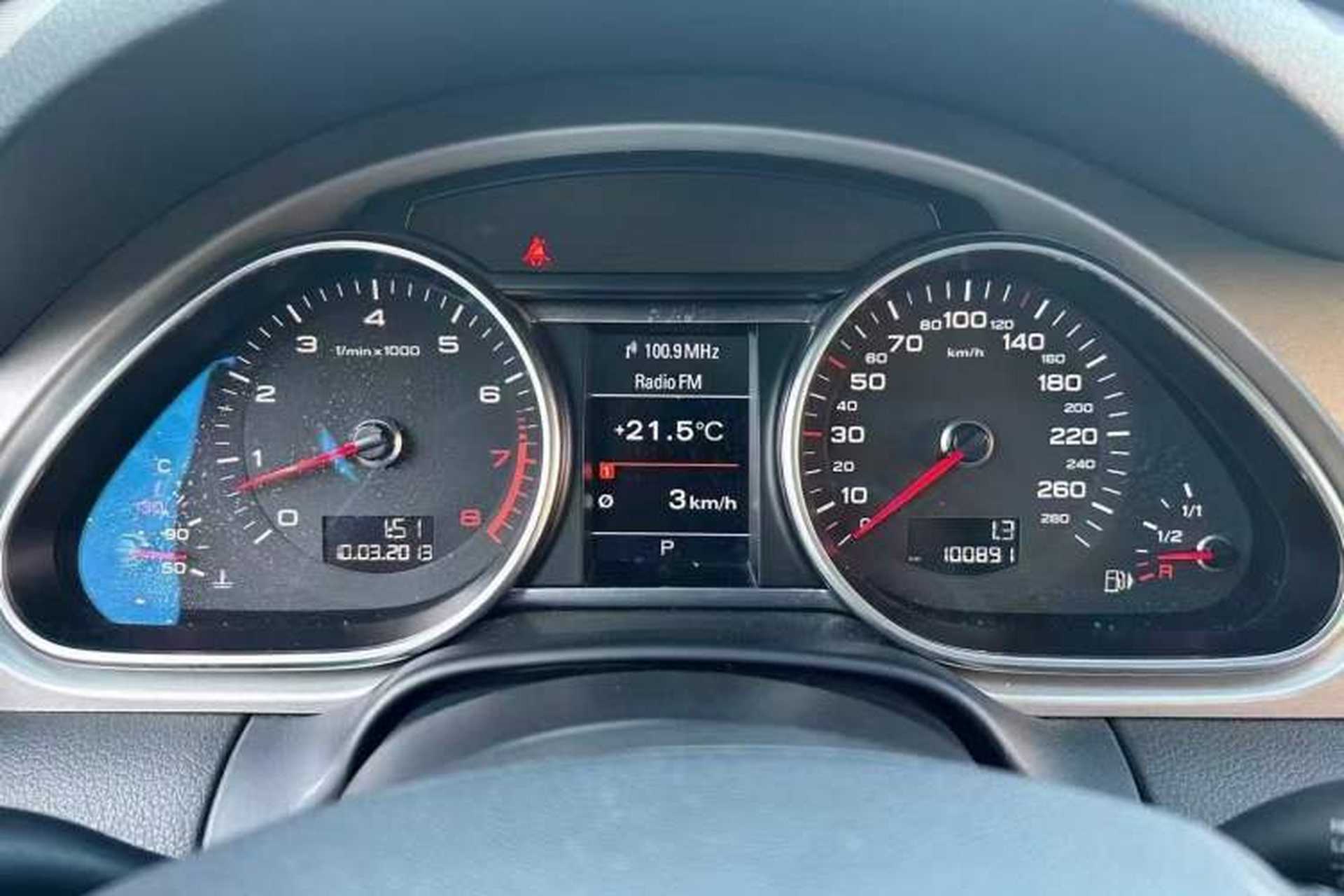 Used Audi Q7 2014 35 TFSI Ambition Edition Odometer Close Up
