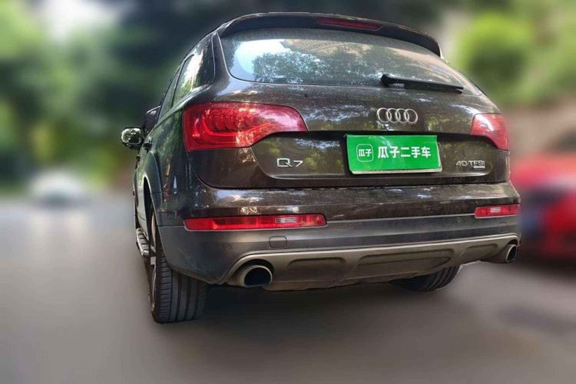 Used Audi Q7 2014 40 TFSI off-road version Rear Left 45 Deg