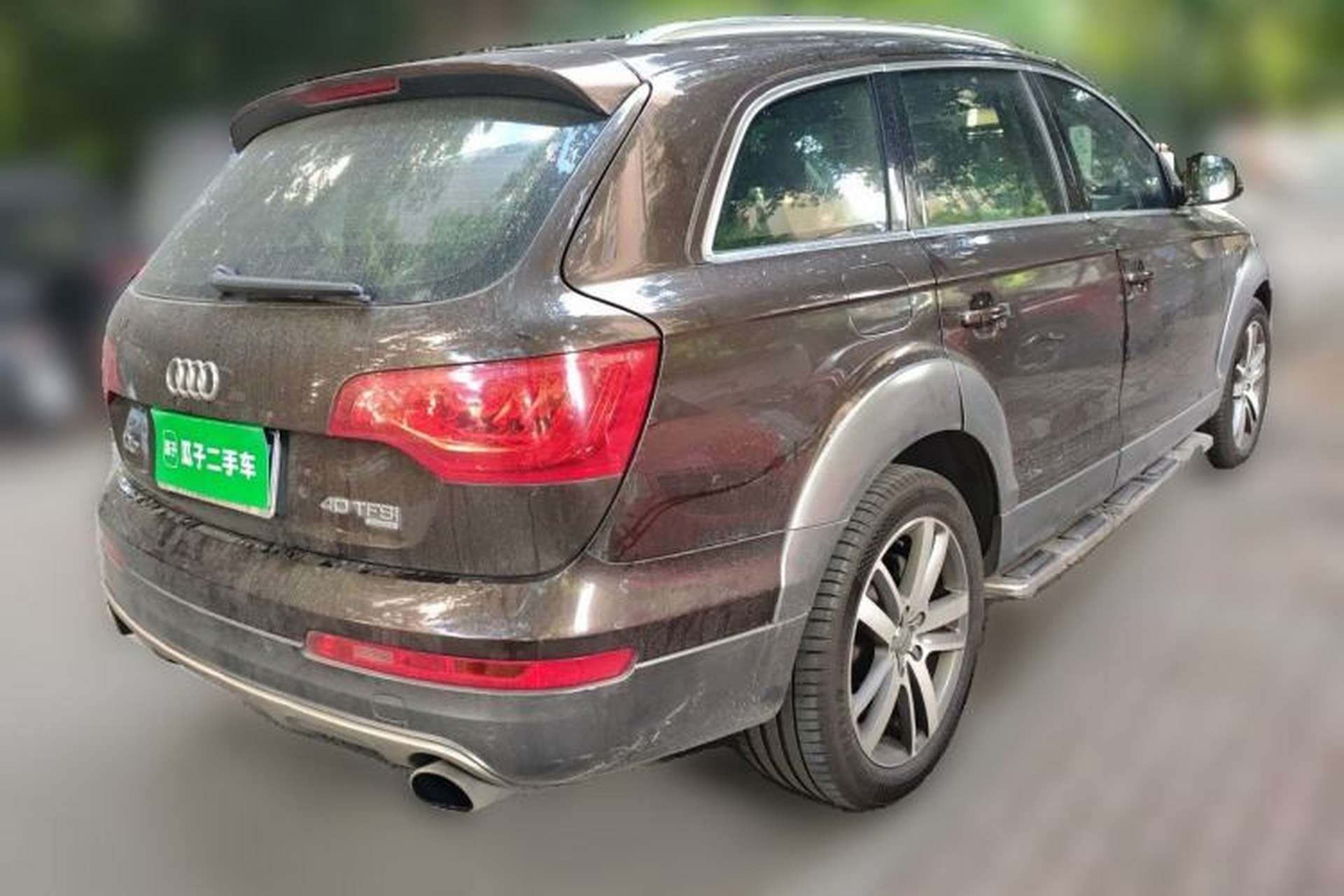Used Audi Q7 2014 40 TFSI off-road version Rear Right 45 Deg
