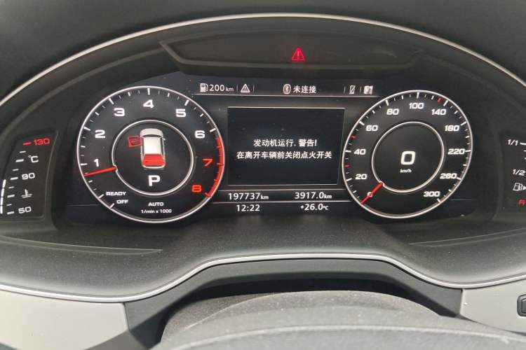 Used Audi Q7 2016 45 TFSI S line Sport Edition Odometer Close Up