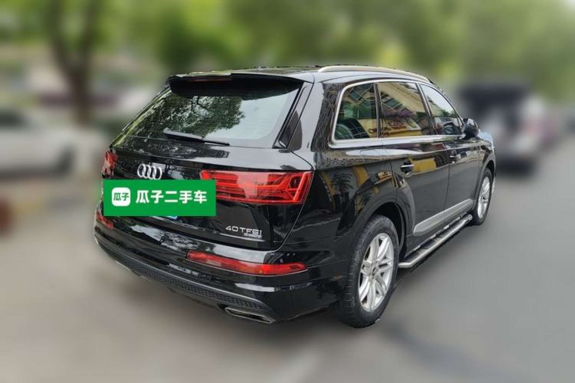 Used Audi Q7 2016 40 TFSI Comfort Model Rear Right 45 Deg
