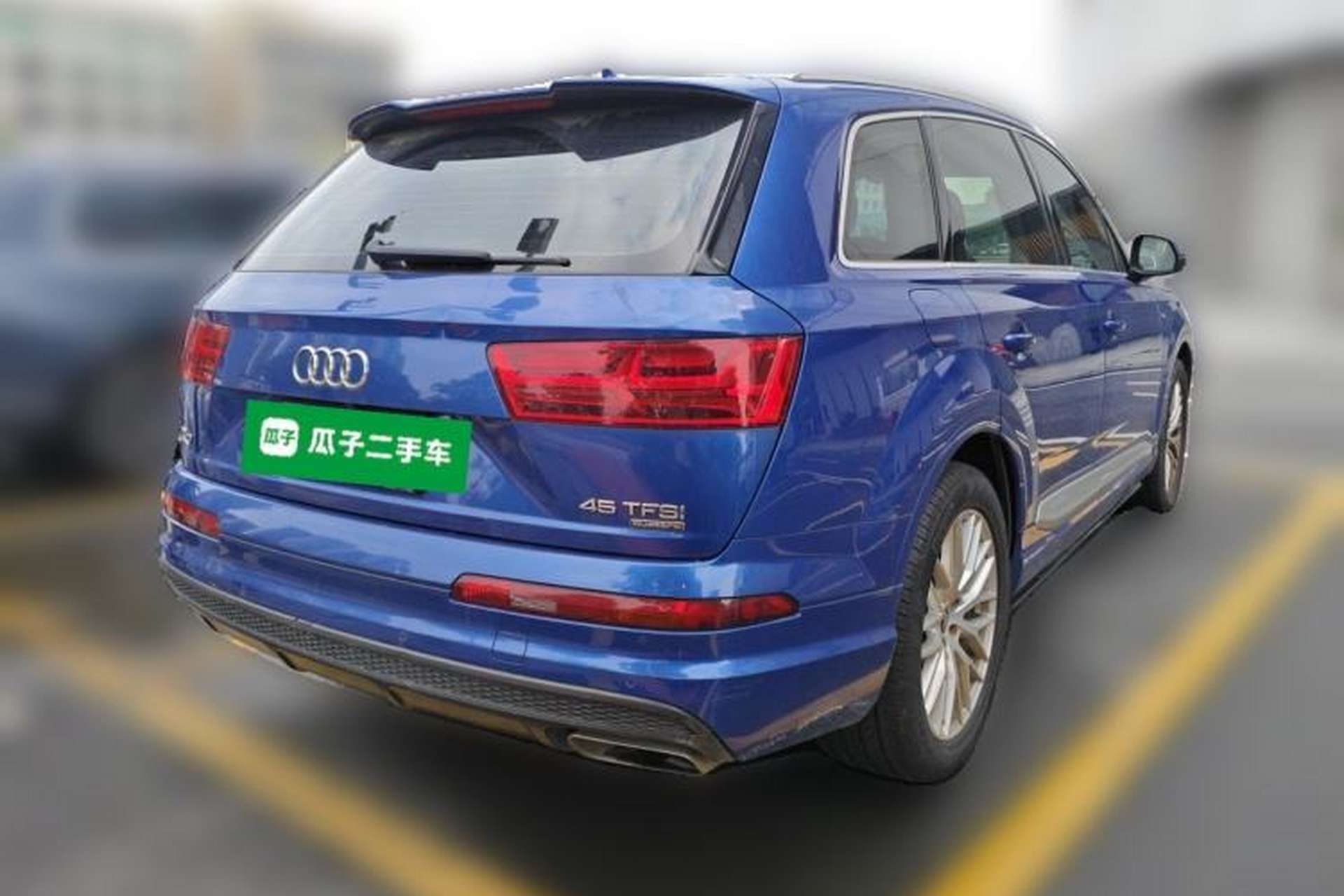 Used Audi Q7 2016 45 TFSI S line Sport Edition Rear Right 45 Deg
