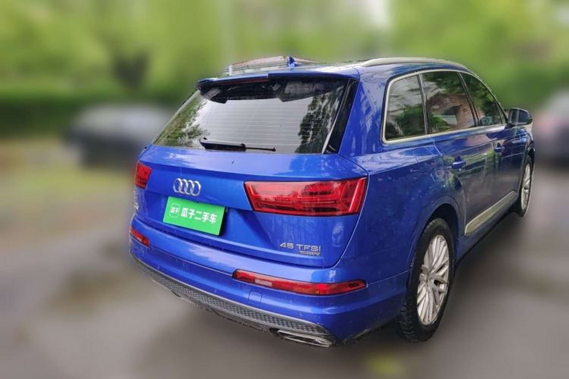 Used Audi Q7 2016 45 TFSI Technology Edition Rear Right 45 Deg