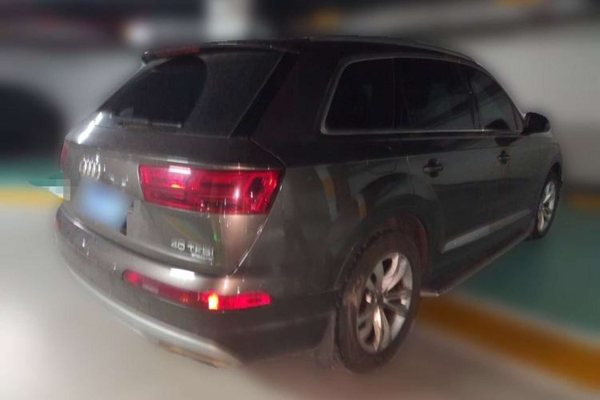 Used Audi Q7 2016 40 TFSI Comfort Model Rear Right 45 Deg
