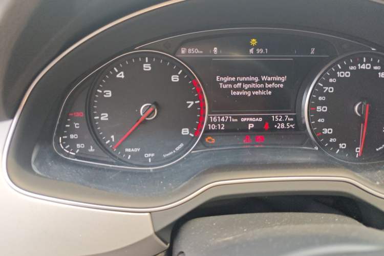 Used Audi Q7 2016 3.0 TFSI 7 seats parallel import Odometer Close Up