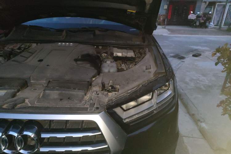 Used Audi Q7 2018 45 TFSI S line Sport Edition Engine Bay Left