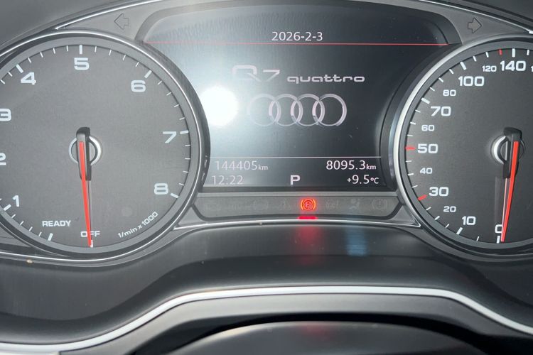 Used Audi Q7 2018 3.0T Prestige Middle East Version Odometer Close Up