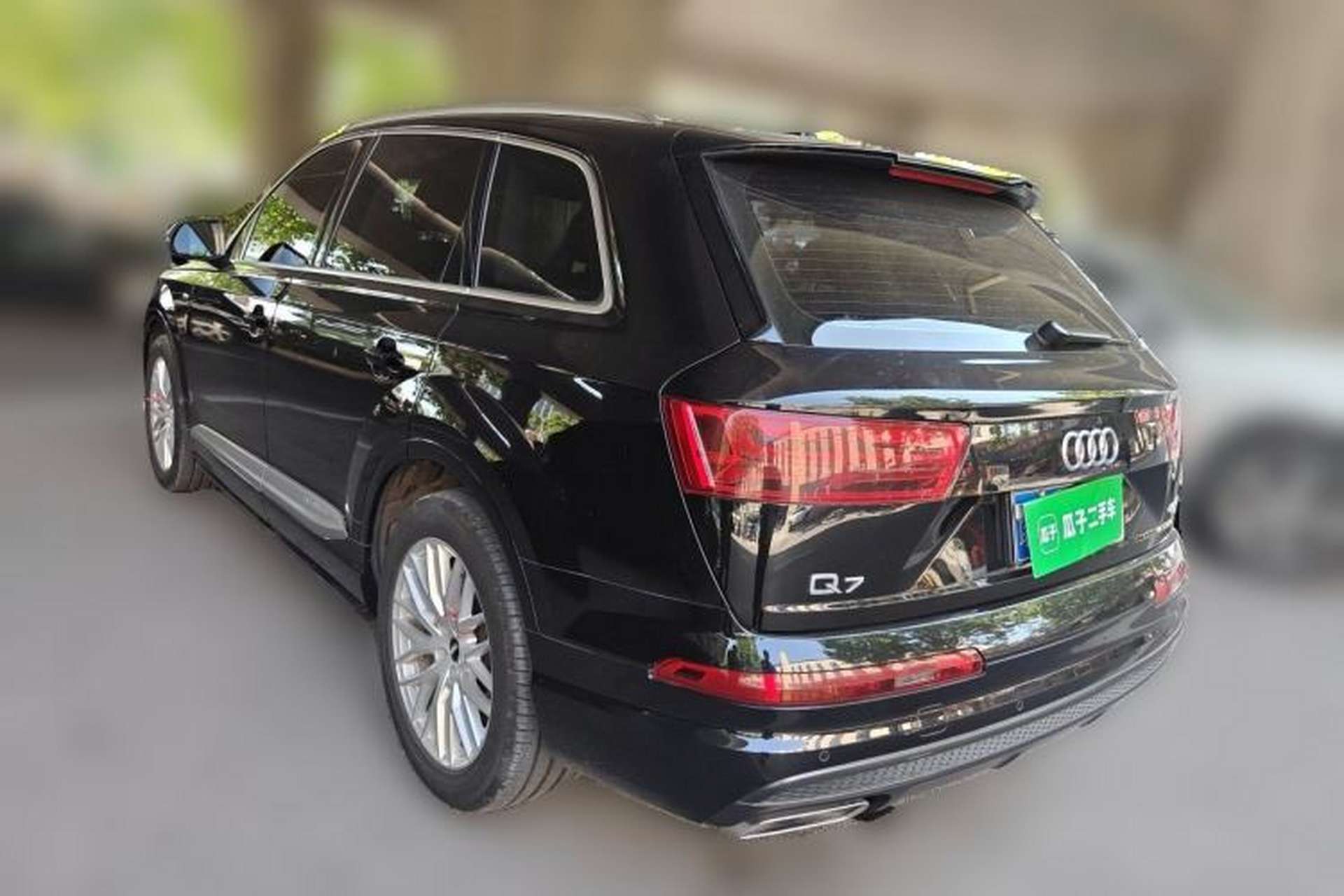 Used Audi Q7 2018 45 TFSI S line Sport Edition Rear Left 45 Deg