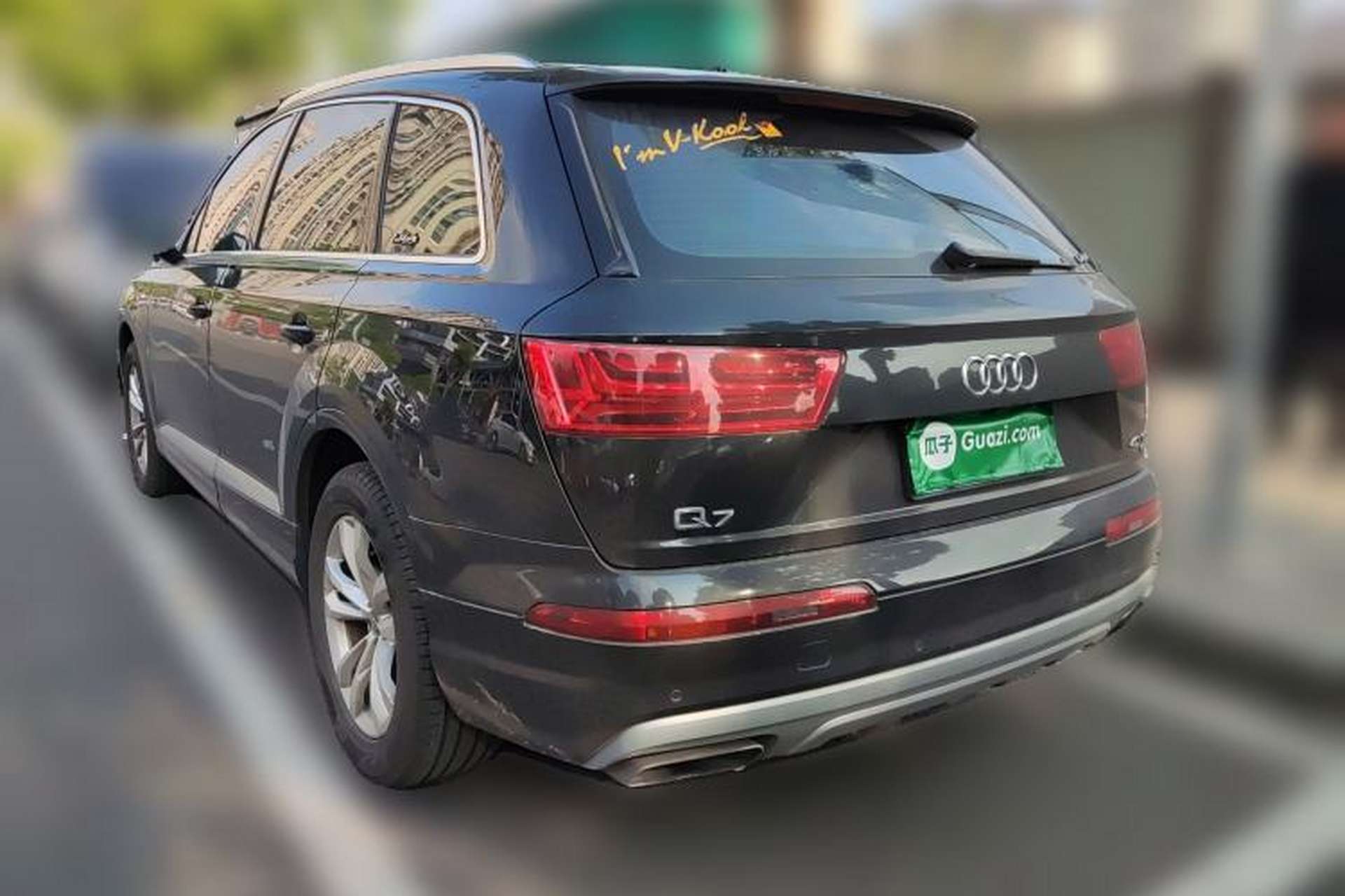 Used Audi Q7 2018 40 TFSI Comfort Model Rear Left 45 Deg