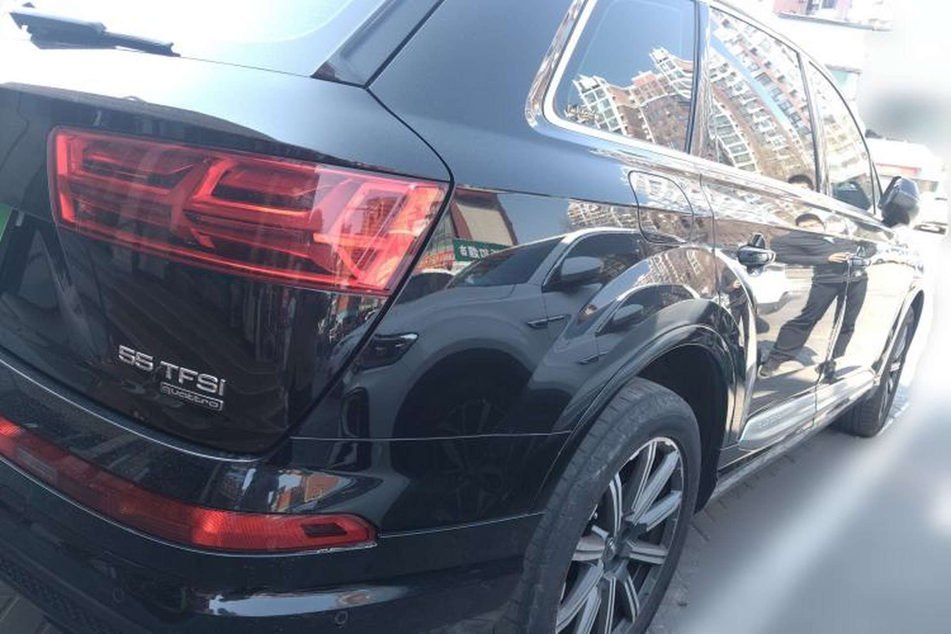 Used Audi Q7 2018 45 TFSI Prestige Edition Rear Right 45 Deg