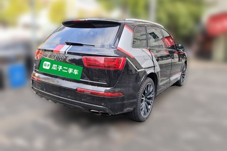 Used Audi Q7 2018 45 TFSI S line Sport Edition Rear Right 45 Deg