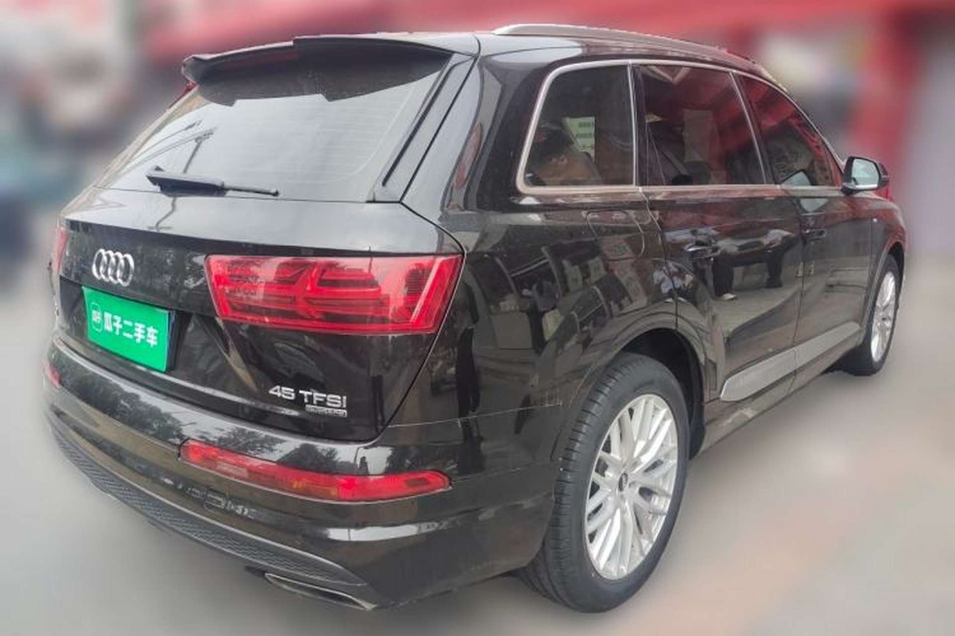 Used Audi Q7 2018 45 TFSI S line Sport Edition Rear Right 45 Deg