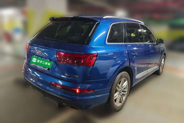Used Audi Q7 2018 40 TFSI S line Sport Edition Rear Right 45 Deg
