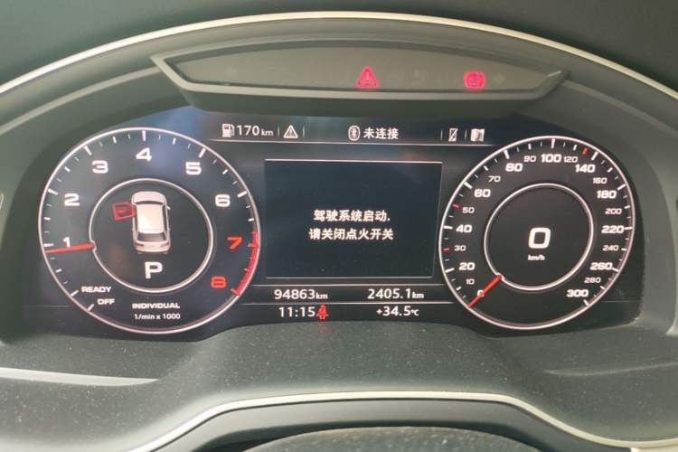 Used Audi Q7 2019 45 TFSI Comfort Model Instrument Cluster