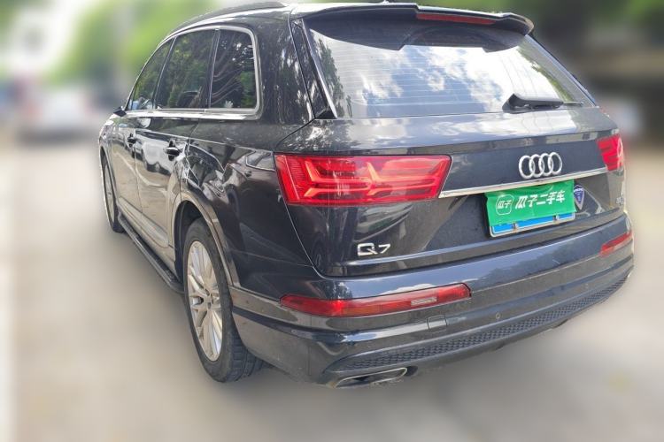 Used Audi Q7 2019 55 TFSI S line Sport Edition Rear Left 45 Deg