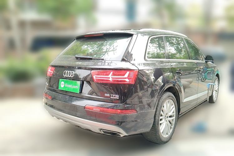 Used Audi Q7 2019 55 TFSI Technology Edition Rear Right 45 Deg