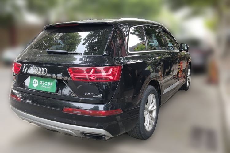 Used Audi Q7 2019 55 TFSI Technology Edition Rear Right 45 Deg