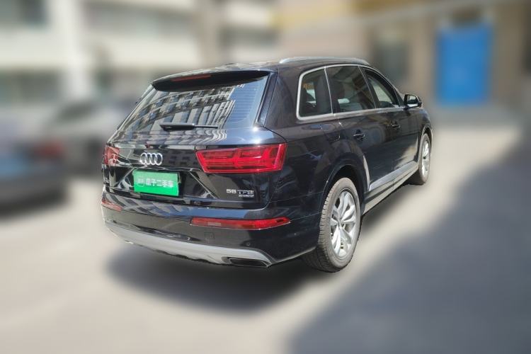 Used Audi Q7 2019 55 TFSI Technology Edition Rear Right 45 Deg