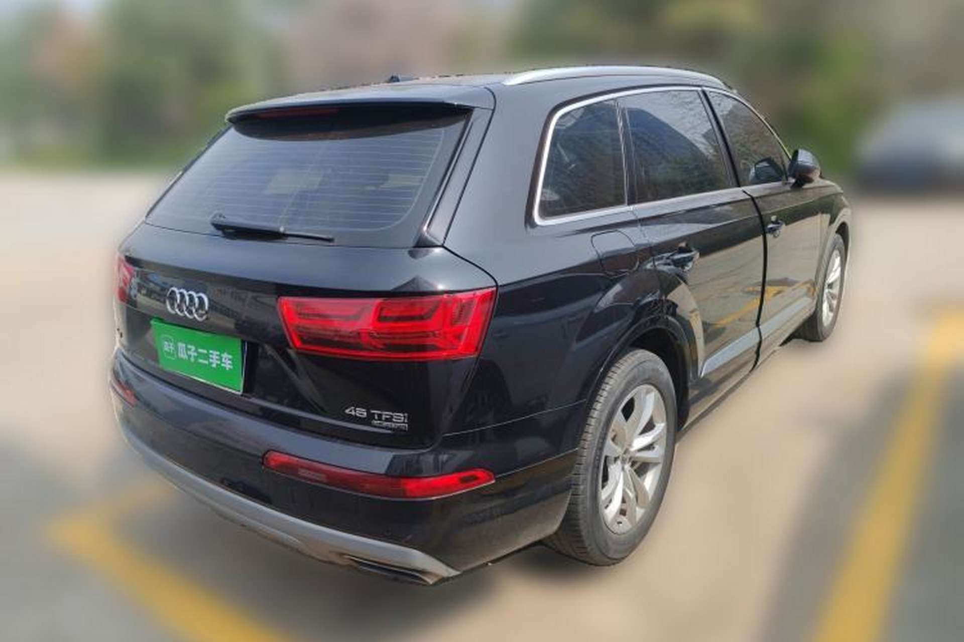 Used Audi Q7 2019 45 TFSI Comfort Model Rear Right 45 Deg