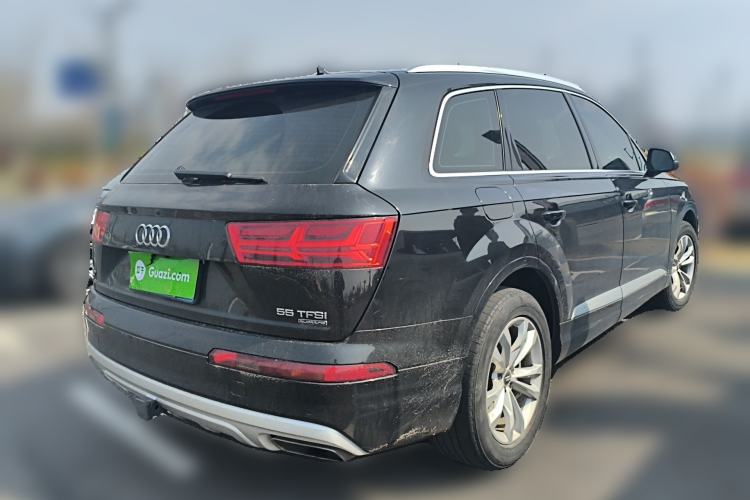 Used Audi Q7 2019 55 TFSI Technology Edition Rear Right 45 Deg