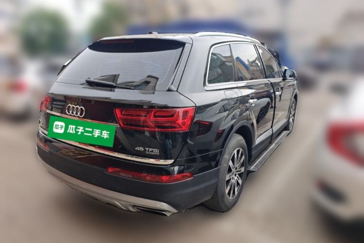 Used Audi Q7 2019 2.0T Standard Model Middle East Rear Right 45 Deg