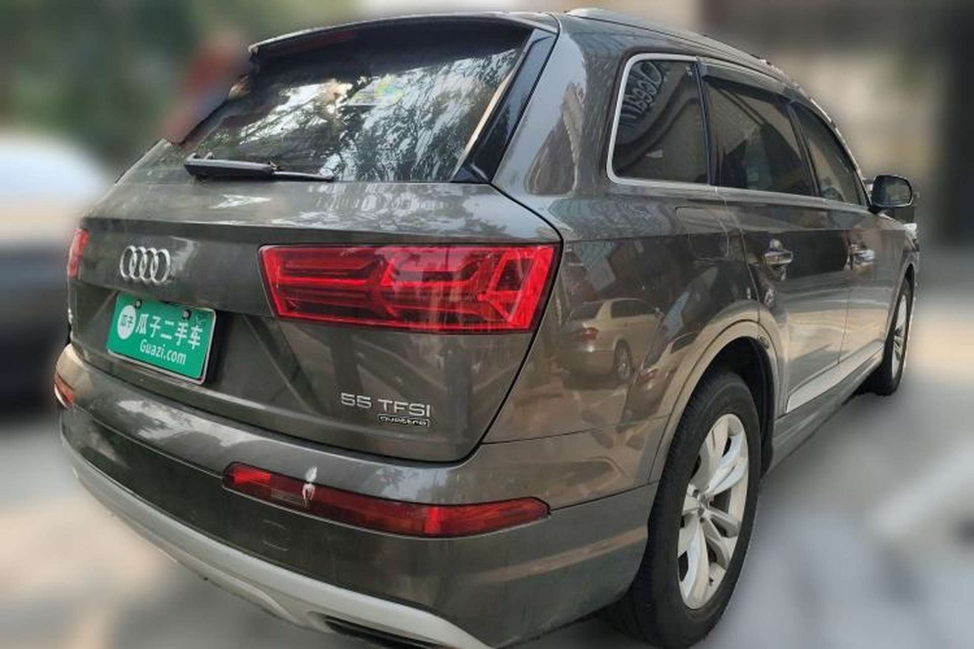 Used Audi Q7 2019 55 TFSI Technology Edition Rear Right 45 Deg