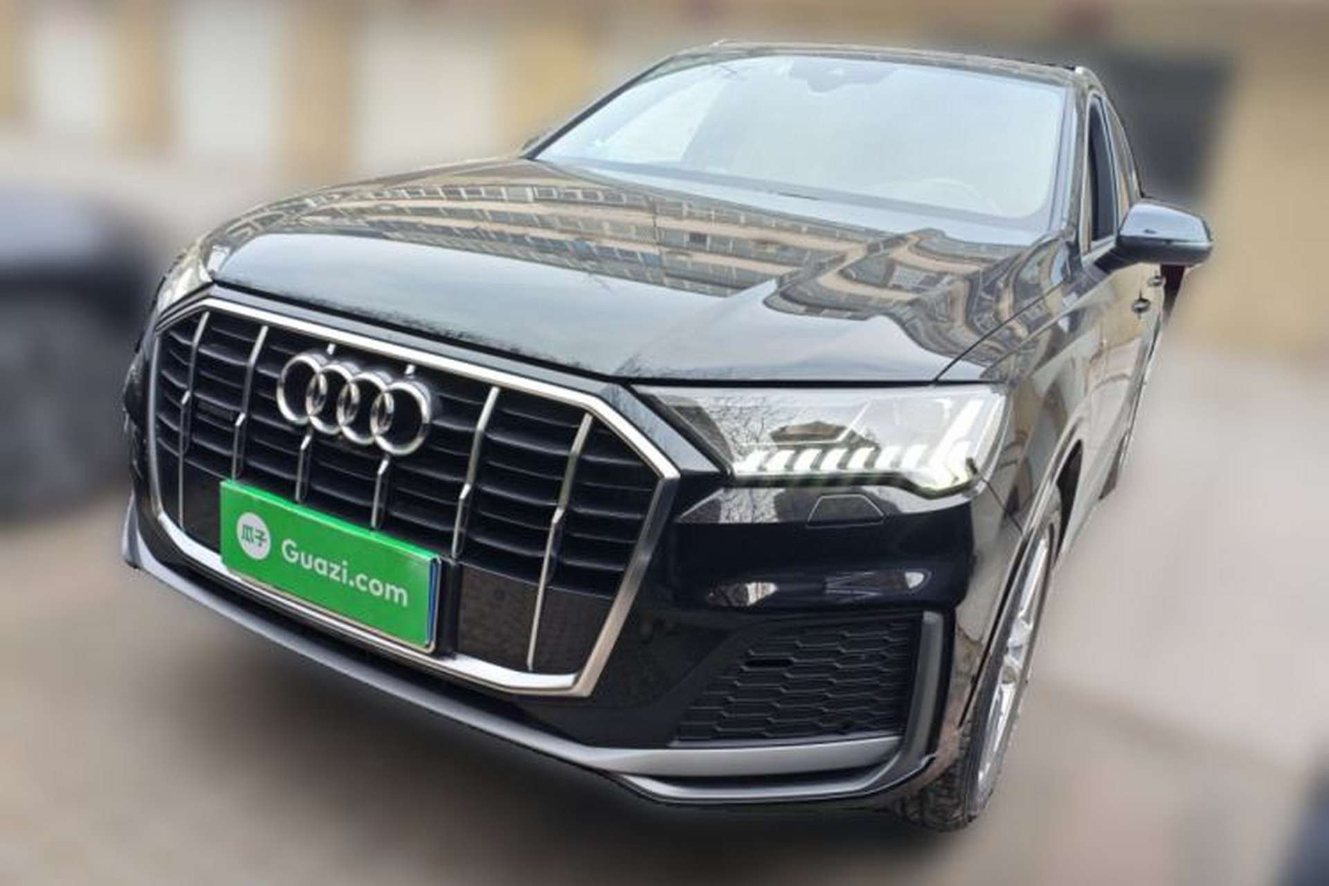 Used Audi Q7 2020 45 TFSI quattro S line Sport Limited Edition Front Left 45 Deg