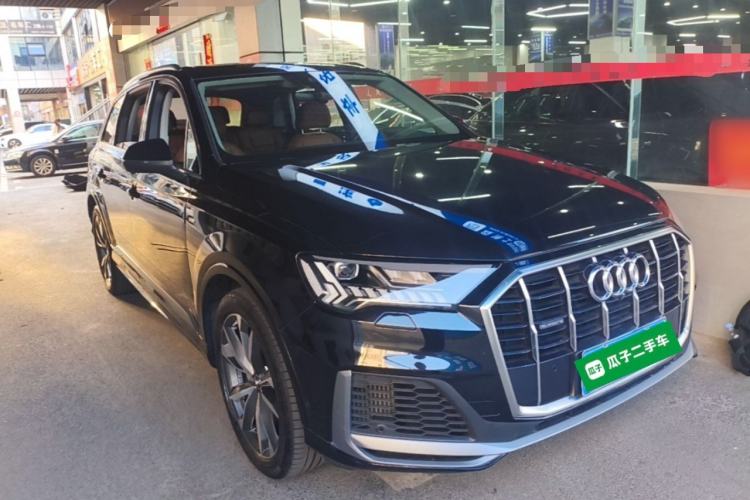 Used Audi Q7 2020 55 TFSI quattro S line sports model Front Right 45 Deg