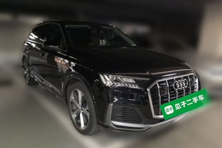 Used Audi Q7 2020 55 TFSI quattro S line sports model Front Right 45 Deg