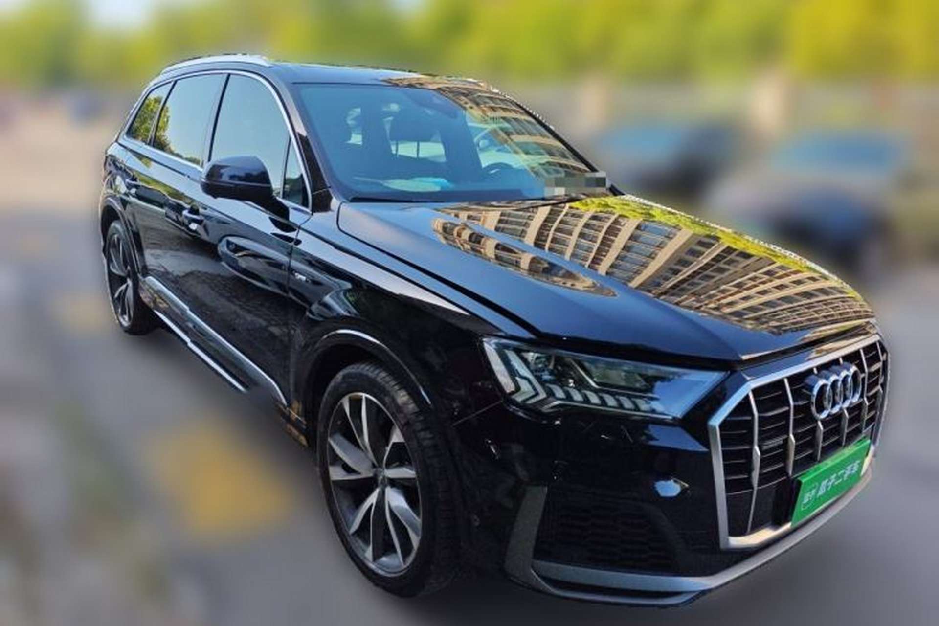 Used Audi Q7 2020 55 TFSI quattro S line sports model Front Right 45 Deg