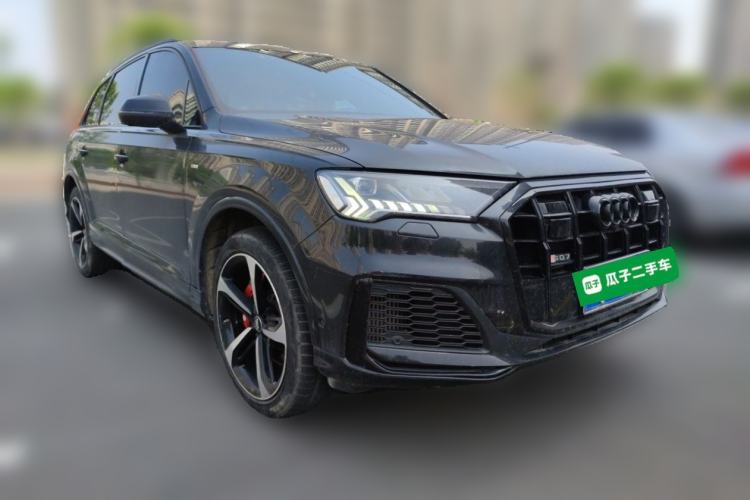 Used Audi Q7 2020 55 TFSI quattro S line sports model Front Right 45 Deg