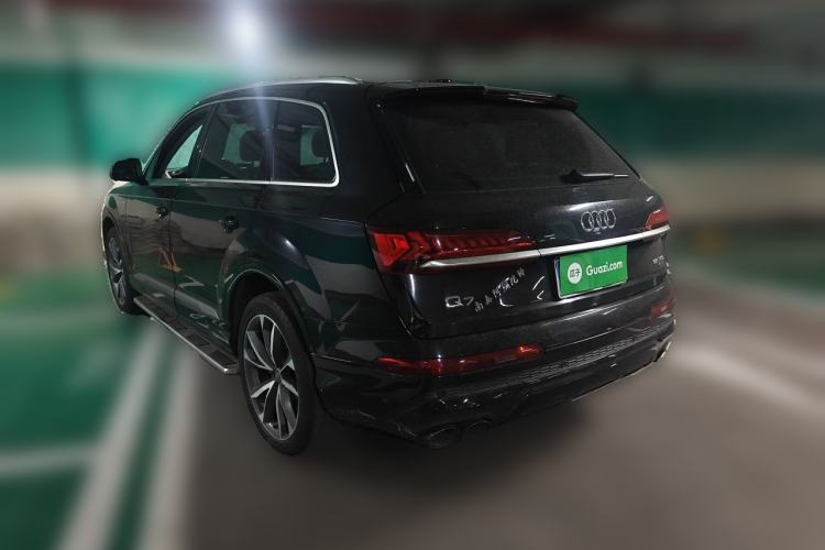 Used Audi Q7 2020 55 TFSI quattro S line sports model Rear Left 45 Deg
