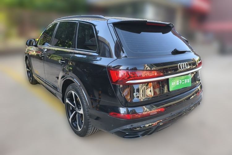 Used Audi Q7 2020 55 TFSI quattro S line sports model Rear Left 45 Deg