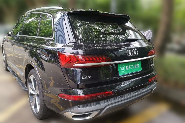 Used Audi Q7 2020 55 TFSI quattro S line sports model Rear Left 45 Deg