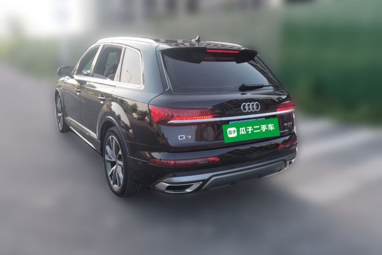 Used Audi Q7 2020 55 TFSI quattro S line sports model Rear Left 45 Deg
