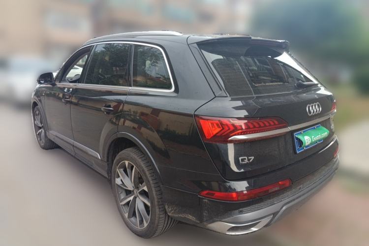 Used Audi Q7 2020 55 TFSI quattro S line sports model Rear Left 45 Deg