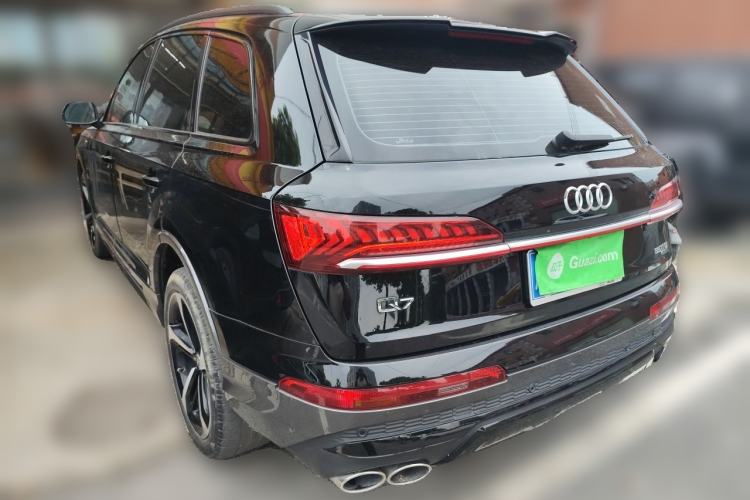 Used Audi Q7 2020 55 TFSI quattro S line Prestige Edition Rear Left 45 Deg
