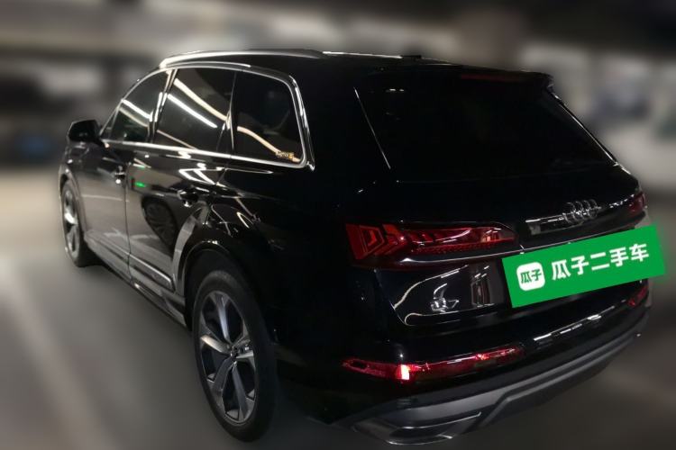 Used Audi Q7 2020 55 TFSI quattro S line sports model Rear Left 45 Deg