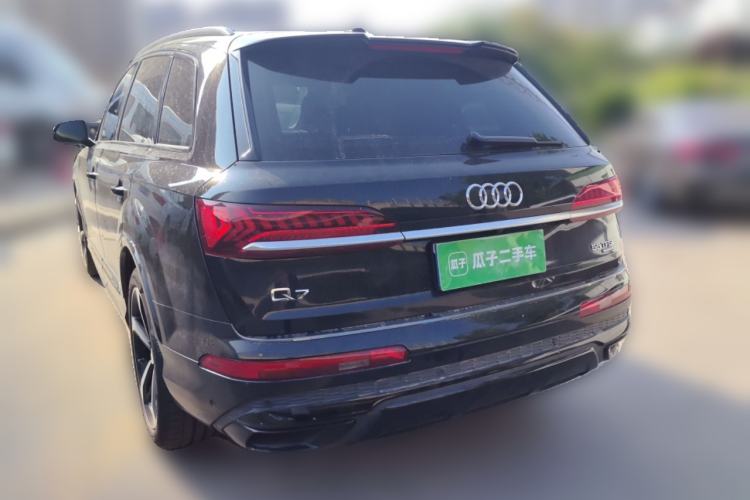 Used Audi Q7 2020 55 TFSI quattro Black Warrior Exclusive Edition Rear Left 45 Deg