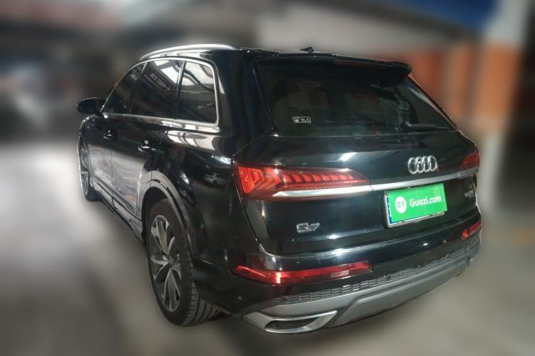 Used Audi Q7 2020 55 TFSI quattro S line sports model Rear Left 45 Deg