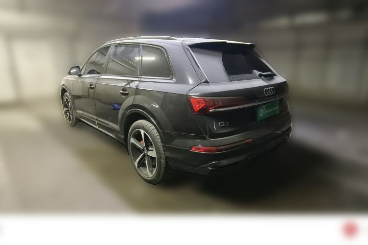 Used Audi Q7 2020 55 TFSI quattro Black Warrior Exclusive Edition Rear Left 45 Deg