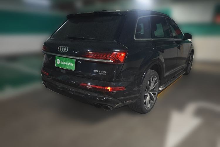 Used Audi Q7 2020 55 TFSI quattro S line sports model Rear Right 45 Deg