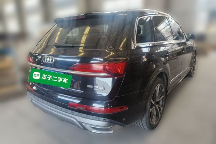 Used Audi Q7 2020 55 TFSI quattro S line sports model Rear Right 45 Deg
