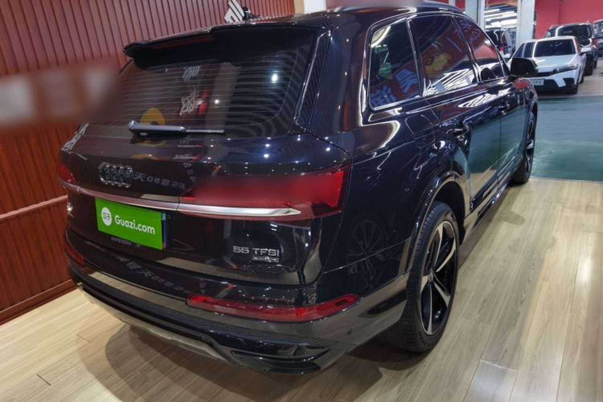 Used Audi Q7 2020 55 TFSI quattro S line sports model Rear Right 45 Deg