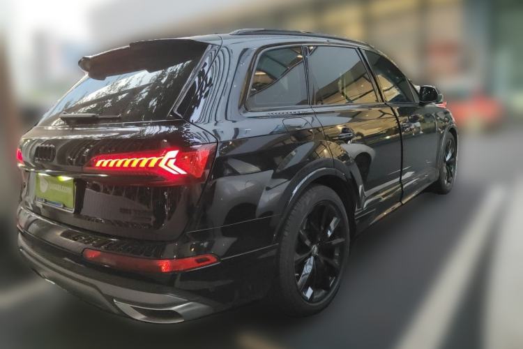Used Audi Q7 2020 55 TFSI quattro S line sports model Rear Right 45 Deg