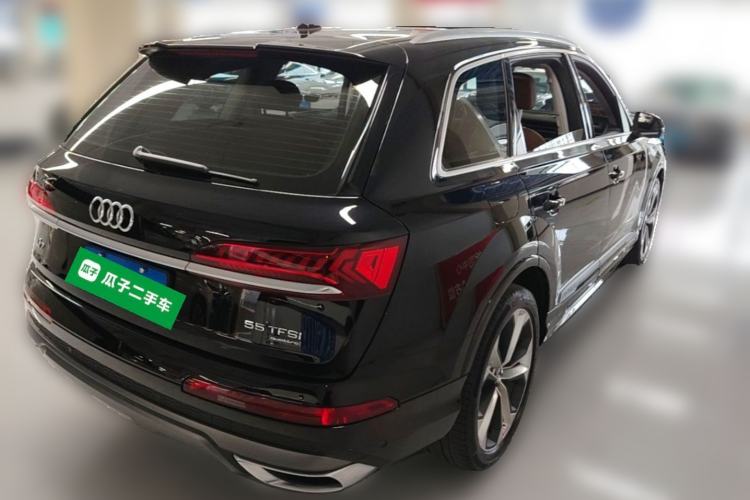 Used Audi Q7 2020 55 TFSI quattro S line sports model Rear Right 45 Deg