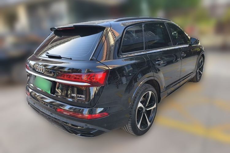 Used Audi Q7 2020 55 TFSI quattro S line sports model Rear Right 45 Deg
